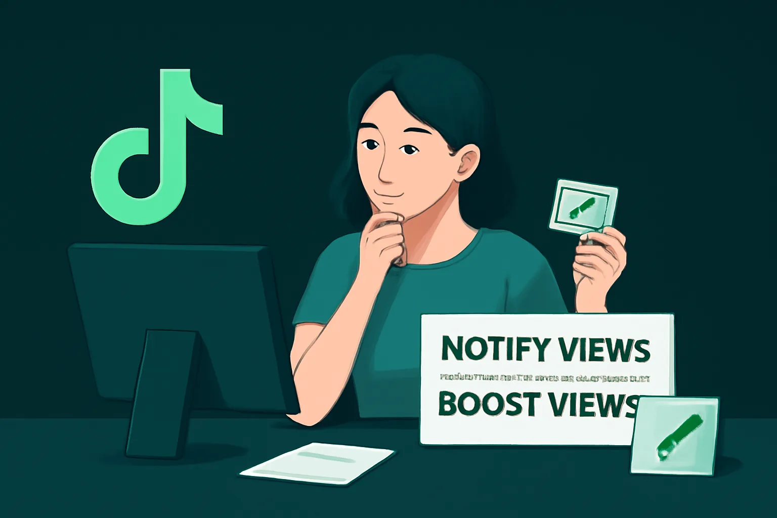 เว็บปั๊มยอดวิว TikTok ฟรี: Notify Views vs Boost Views ตัวไหนเหมาะกับร้านค้า?