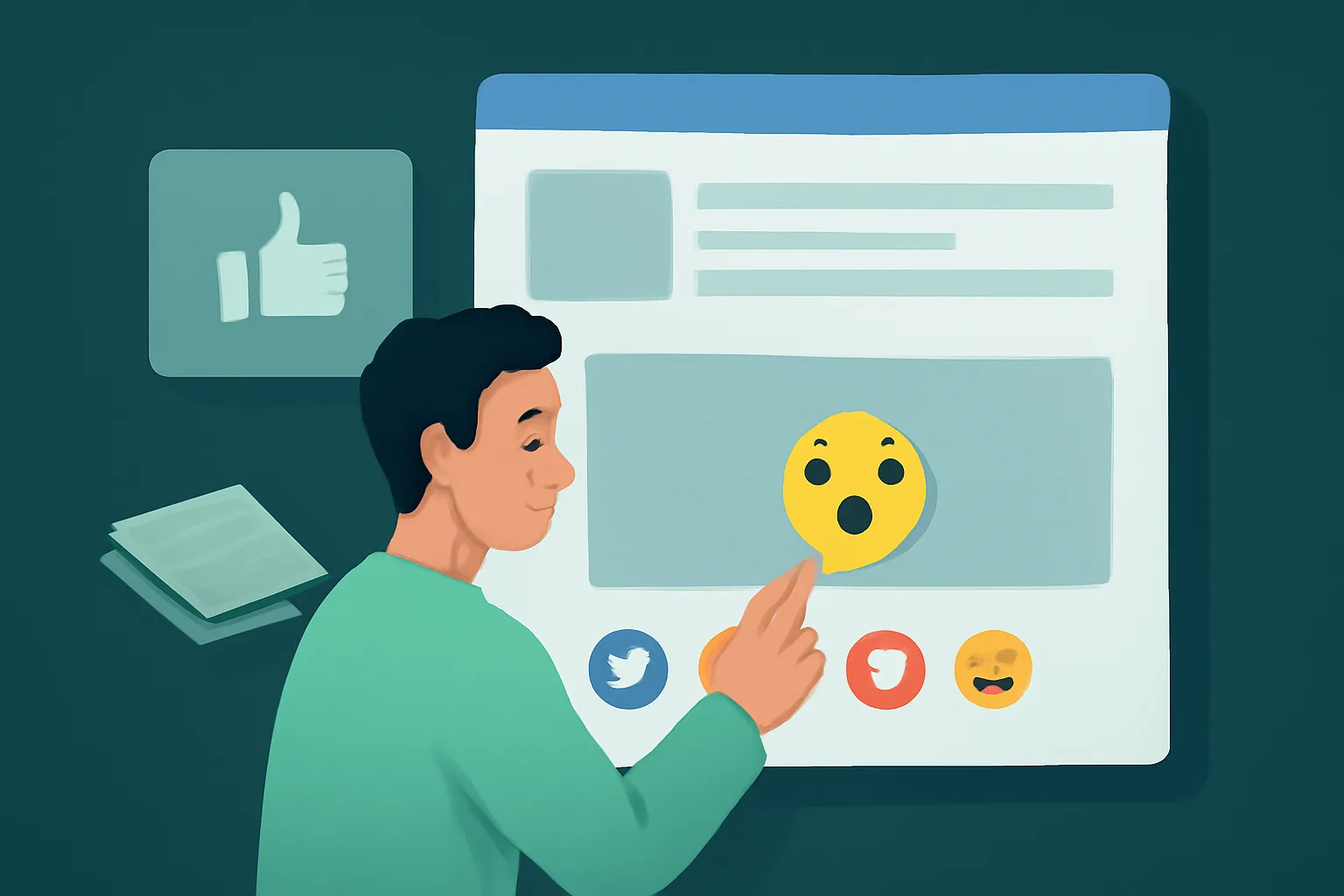 Facebook: เลือกประเภทโพสต์เพิ่มการมีส่วนร่วมด้วย Emoji Likes