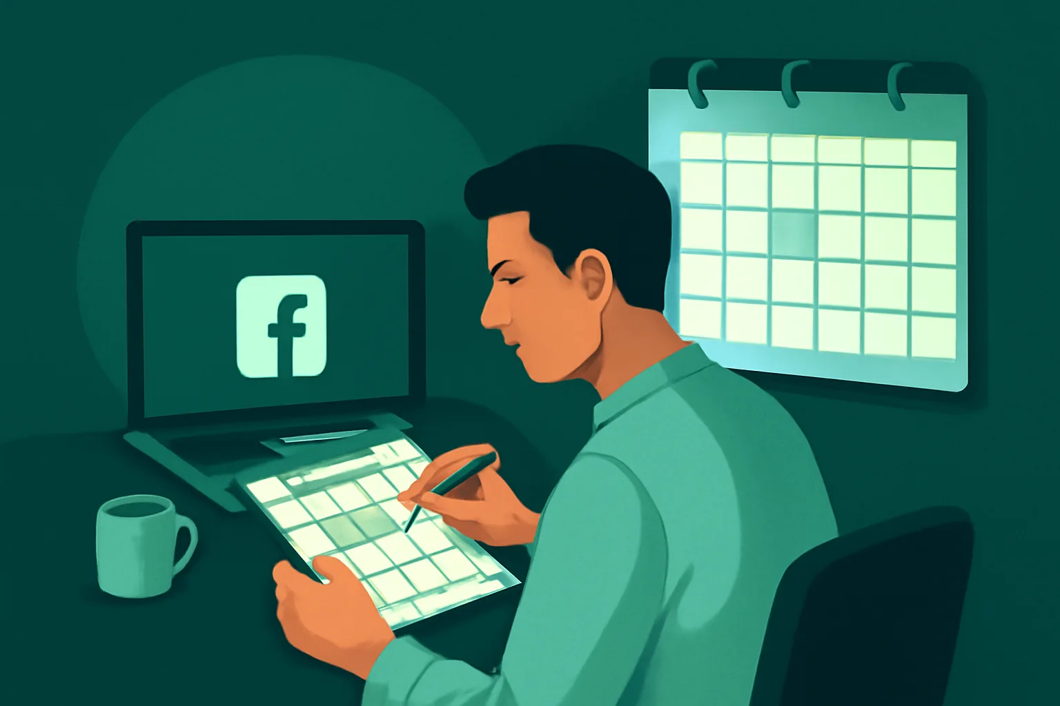MetaSocial24Hr: วิธีสร้างปฏิทินคอนเทนต์ Facebook ให้โพสต์สม่ำเสมอ