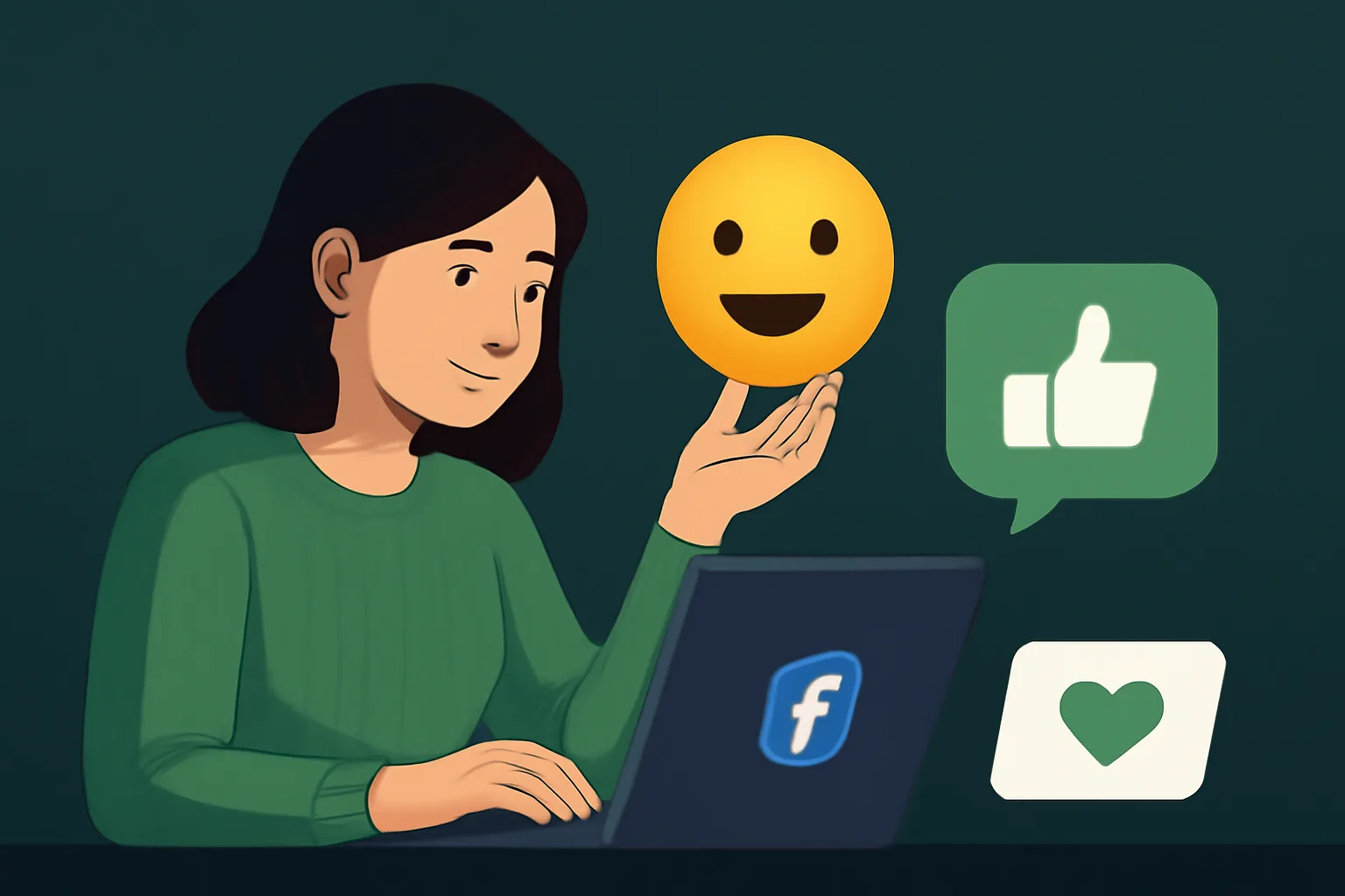 Facebook: เลือก Emoji เพิ่มไลค์ให้โพสต์ร้านค้า "โดนใจ" และ "สื่อสารแบรนด์"