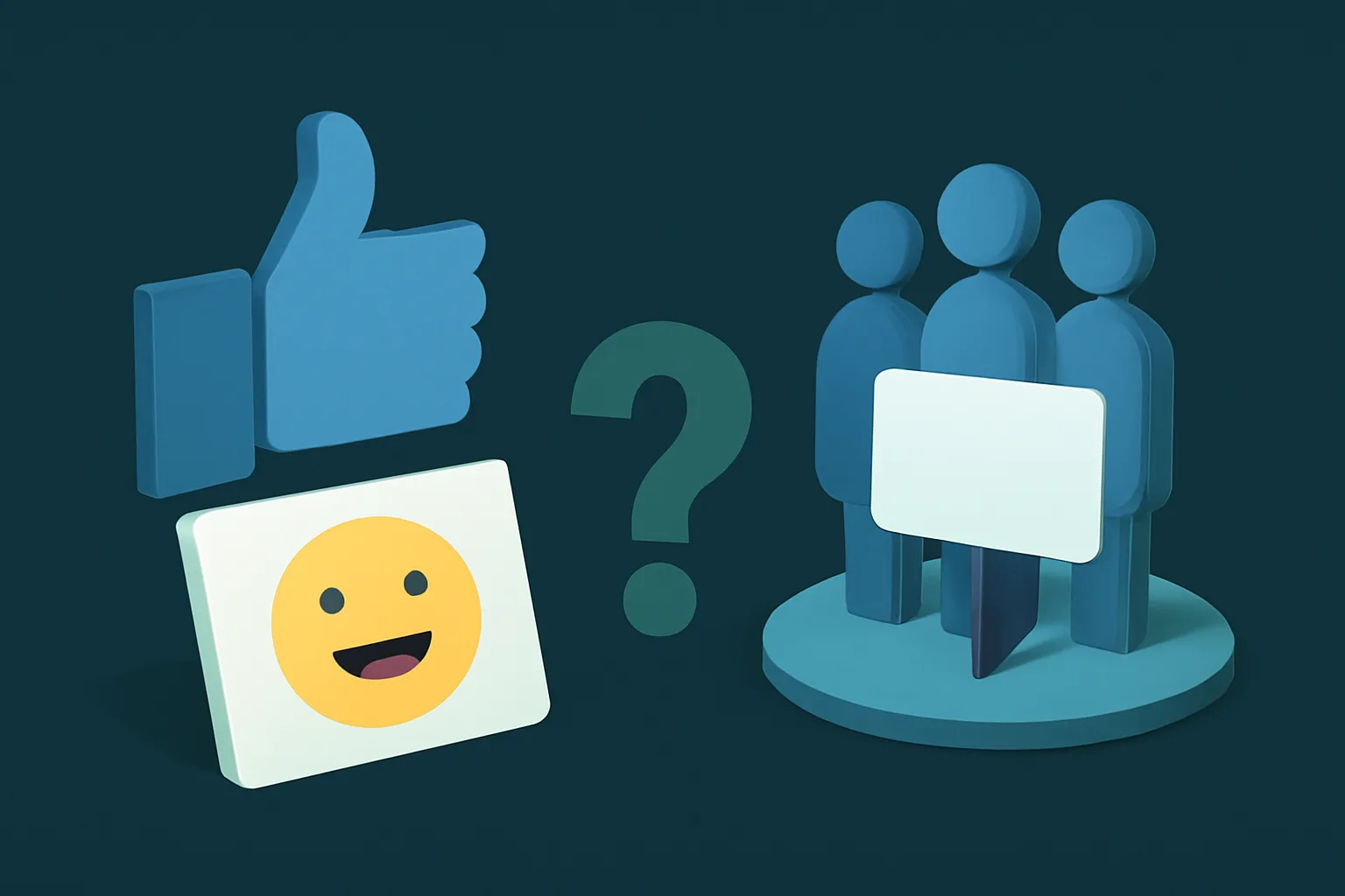 Facebook: เปรียบเทียบ "เพิ่มไลค์โพสต์ (Emoji)" กับ "เพิ่มคนเข้ากลุ่ม" สร้างปฏิสัมพันธ์