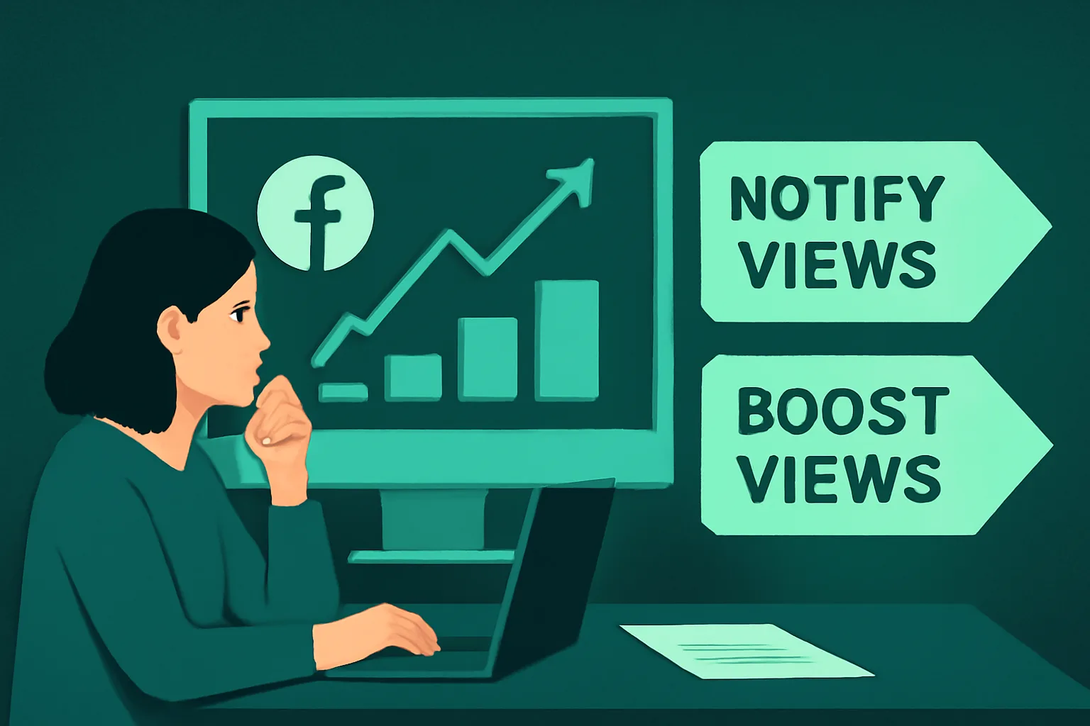 วิธีเลือกบริการเพิ่มยอดวิว Facebook: Notify Views vs Boost Views สำหรับ SME