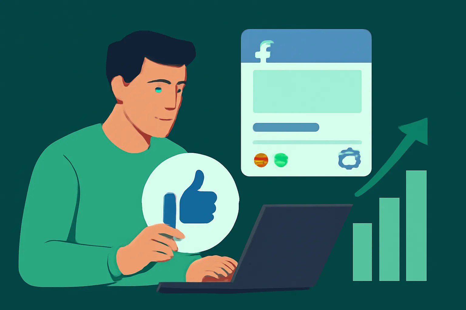 MetaSocial24Hr: วิธีวัดผลลัพธ์การเพิ่มยอดไลค์โพสต์ Facebook (Emoji & ปกติ)