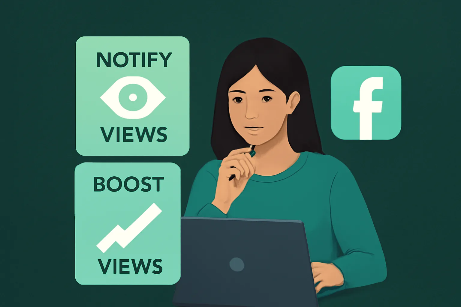 เลือกบริการเพิ่มยอดวิว Facebook: Notify Views vs Boost Views ร้านค้าออนไลน์