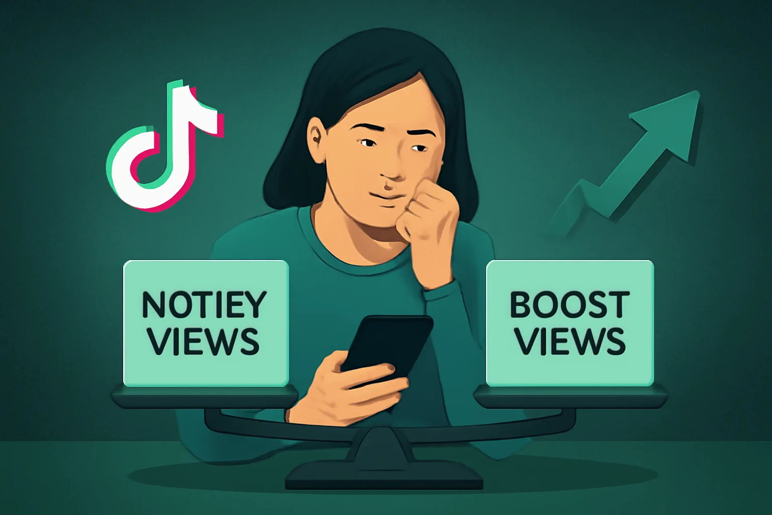 เพิ่มยอดวิว TikTok: Notify Views vs Boost Views ตัวไหนคุ้มค่าที่สุดสำหรับร้านค้าออนไลน์?