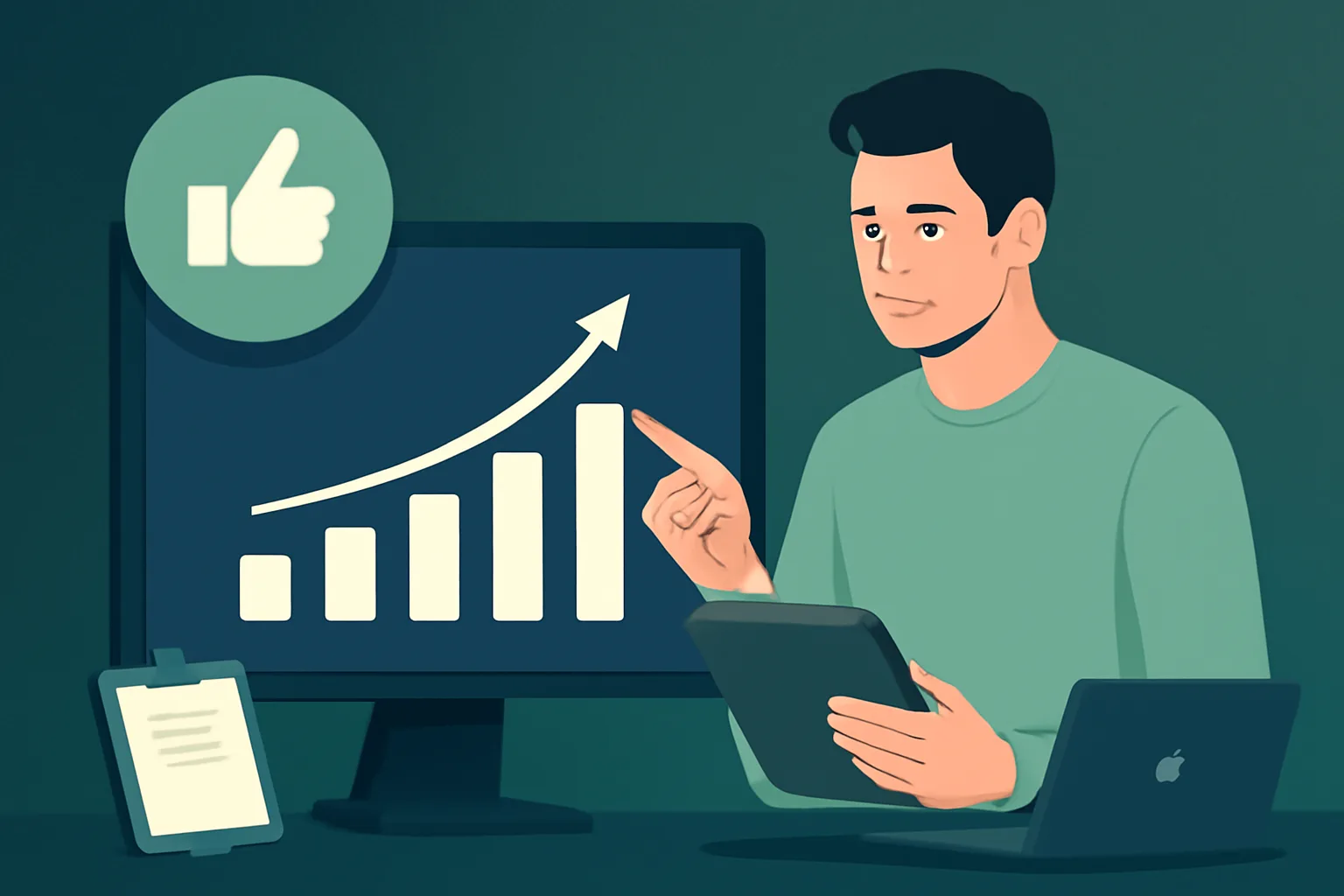 วิธีวัดผลลัพธ์การใช้บริการ "เพิ่มผู้ติดตาม Facebook (Thai)" แบบ General Followers