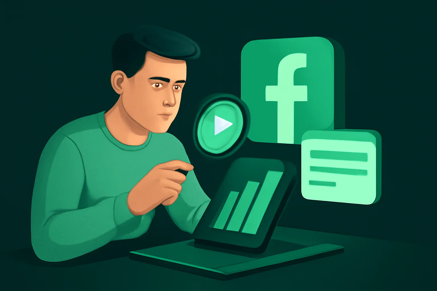 การวัดผลลัพธ์การใช้บริการเพิ่มยอดวิว Facebook Reels: Notify Views vs. Boost Views