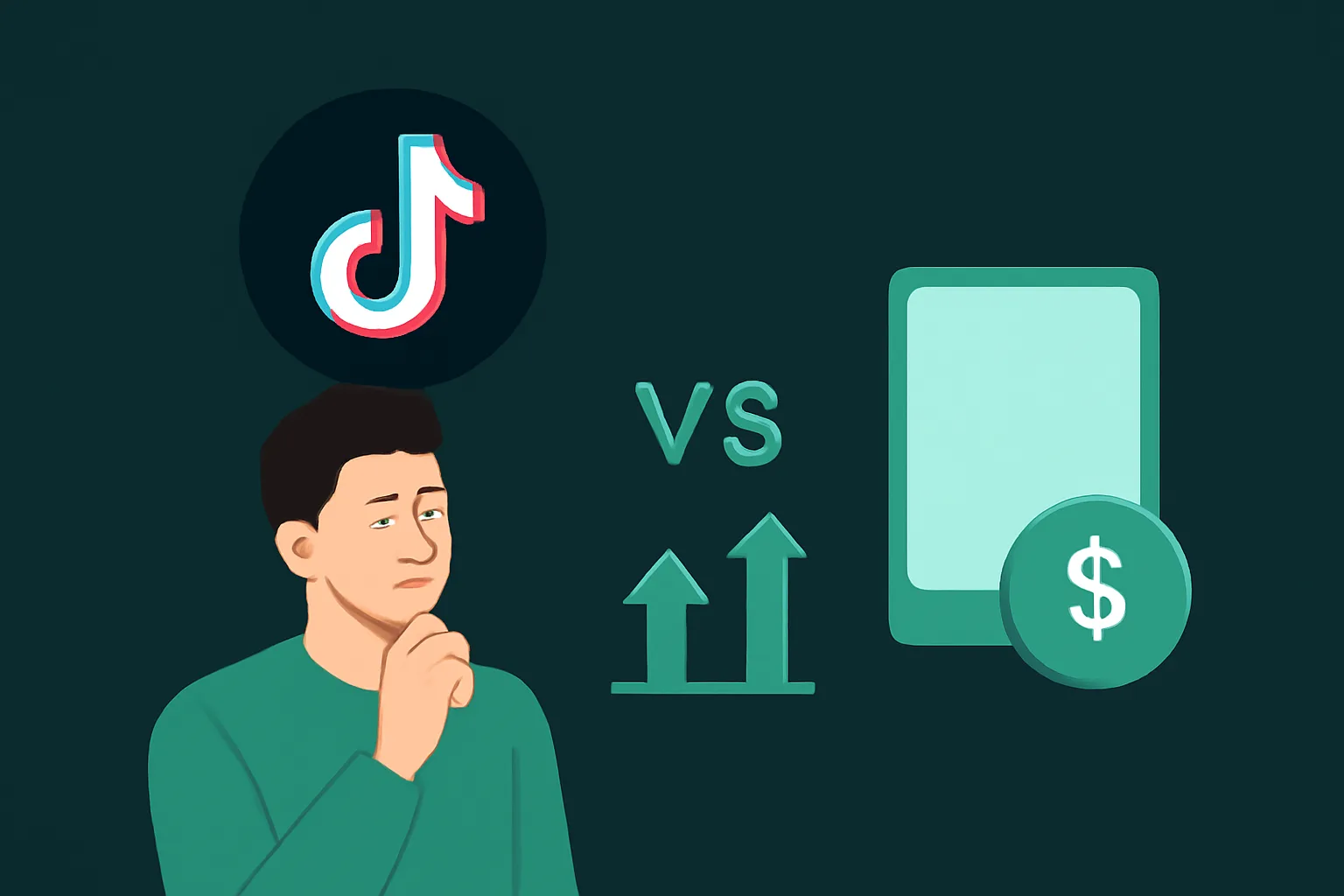 เพิ่มยอดวิว TikTok: เปรียบเทียบ Organic กับบริการช่วยดันวิว