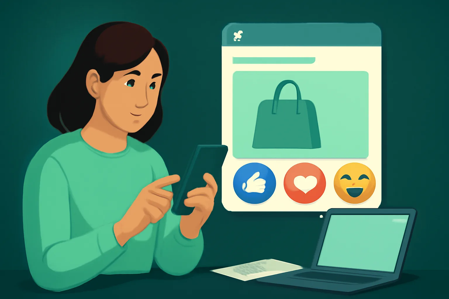 Facebook: ใช้บริการ 'เพิ่มไลค์โพสต์ (Emoji)' เพิ่มการมีส่วนร่วมโพสต์สินค้า