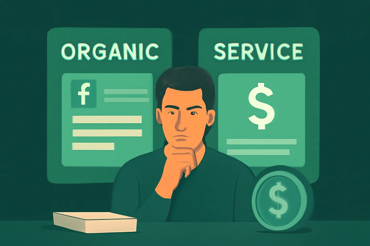 Facebook: เปรียบเทียบวิธีเพิ่มผู้ติดตาม (Thai) แบบ Organic vs. ใช้บริการเสริม