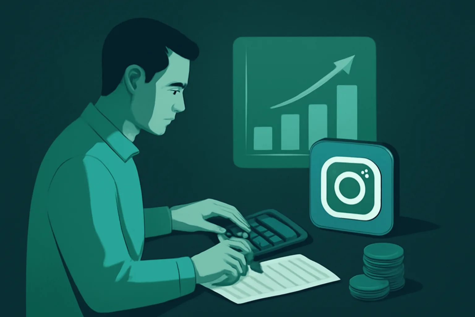 วิธีคำนวณ ROI บริการเพิ่มผู้ติดตาม Instagram สำหรับร้านค้าออนไลน์