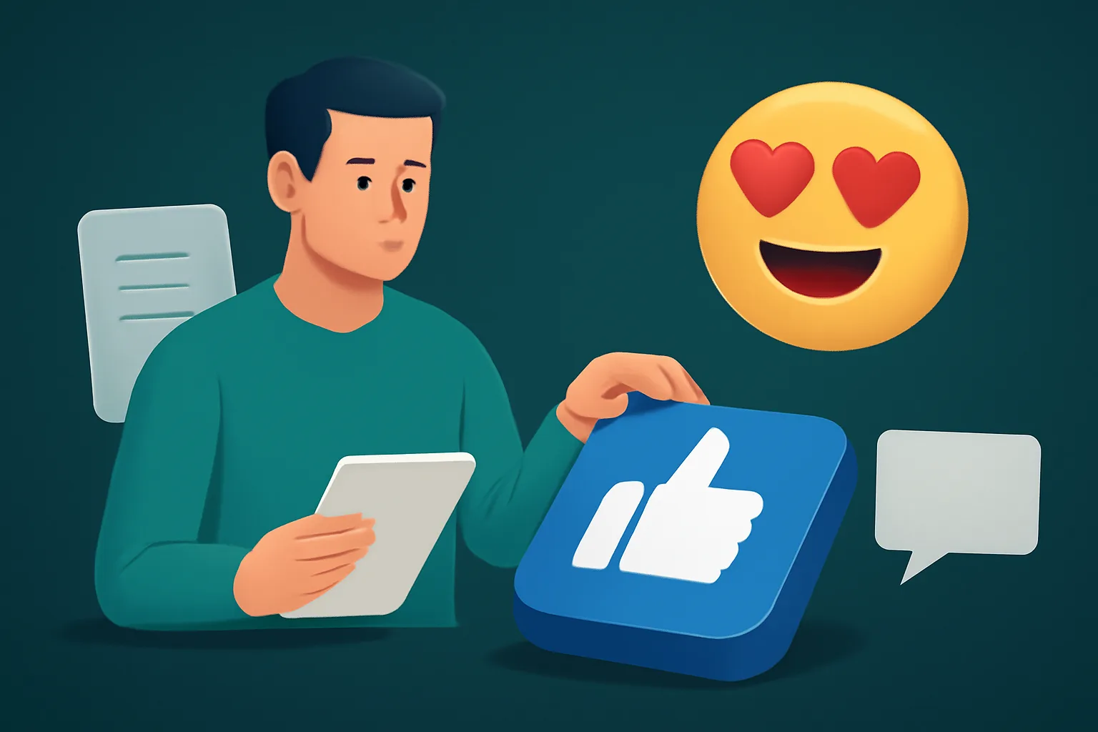 MetaSocial24Hr: วิธีใช้ "เพิ่มไลค์โพสต์ Facebook (Emoji)" ให้ดูเป็นธรรมชาติ