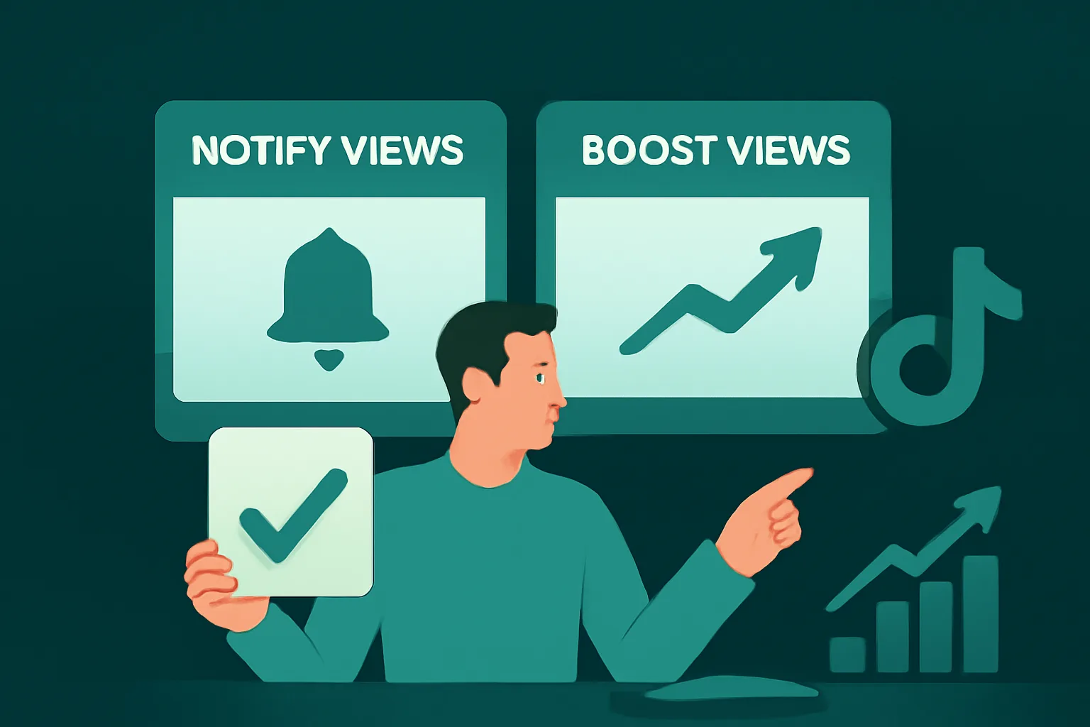 วิธีเลือกบริการ "เพิ่มยอดวิววิดีโอ TikTok": Notify Views vs Boost Views ตัวไหนคุ้มค่าที่สุดสำหรับร้านค้าออนไลน์?