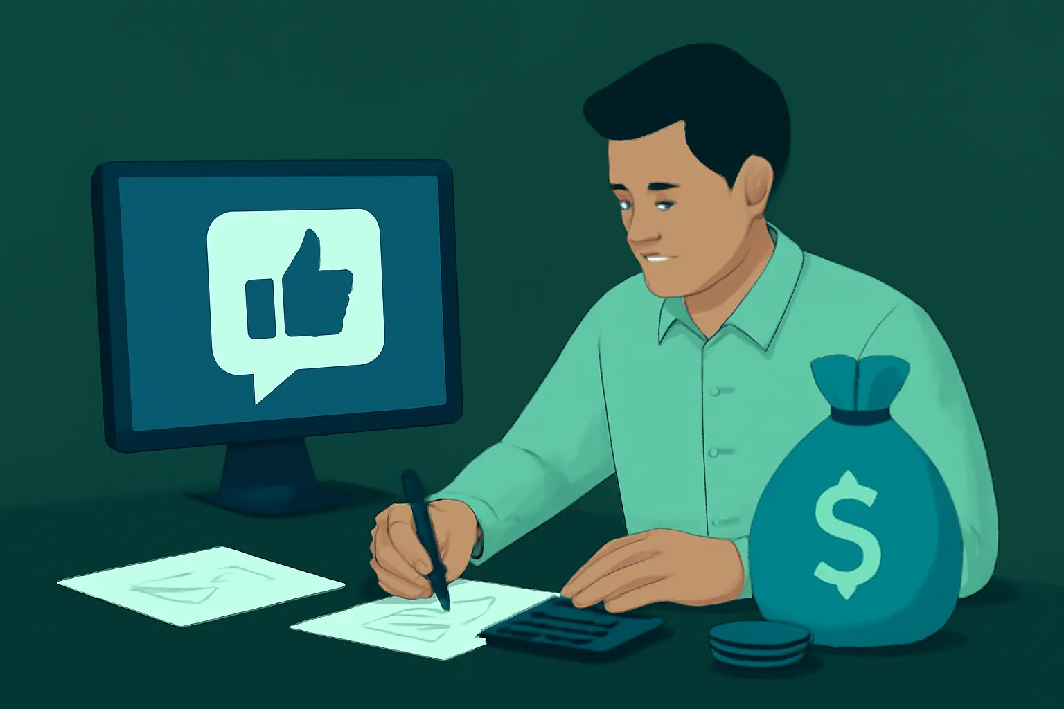 Facebook: วิธีคำนวณต้นทุนต่อไลค์ (Cost Per Like) จากบริการเพิ่มไลค์โพสต์ (Emoji)