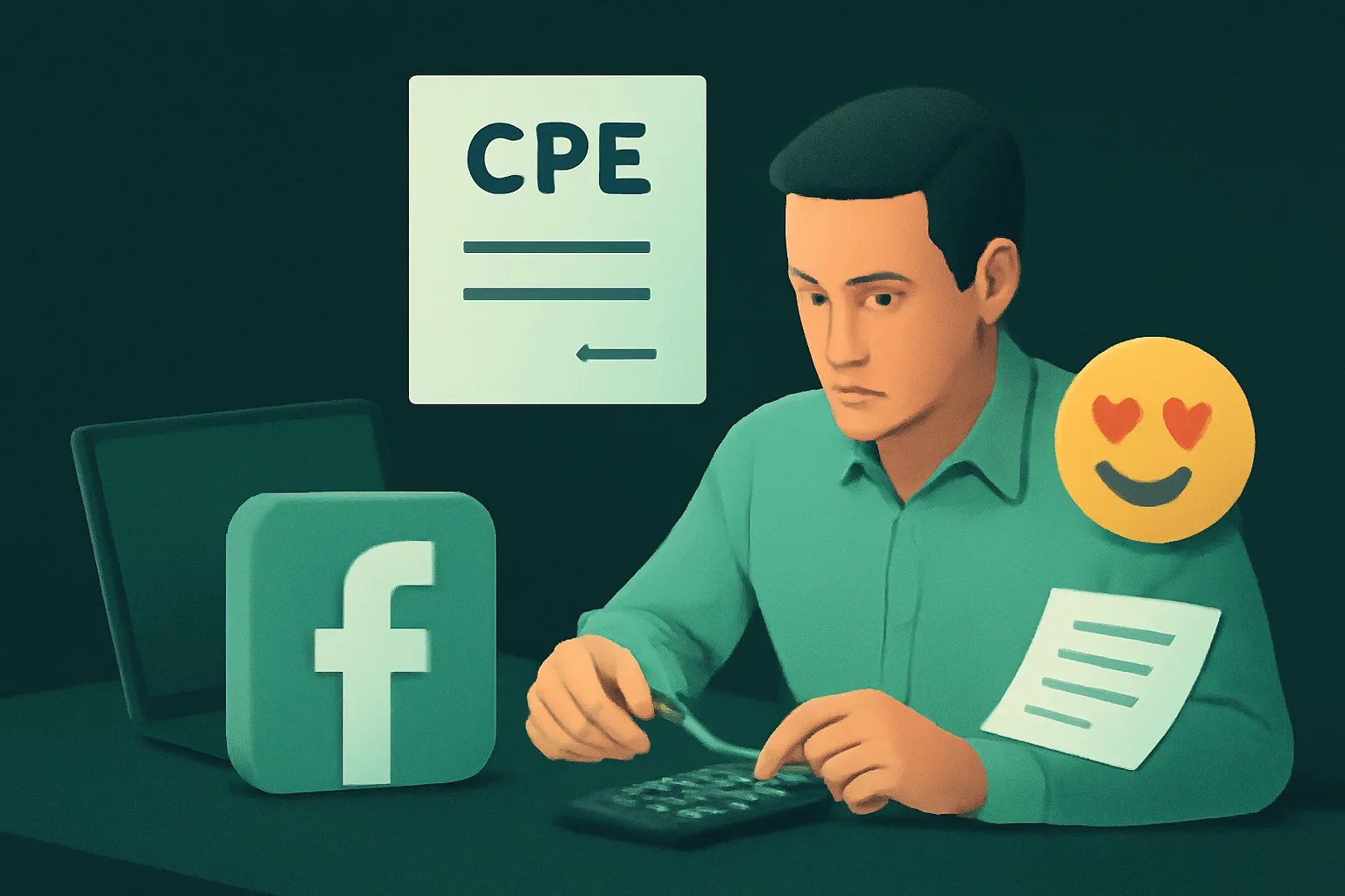 Facebook: คำนวณต้นทุนต่อการมีส่วนร่วม (CPE) บริการ Emoji Likes