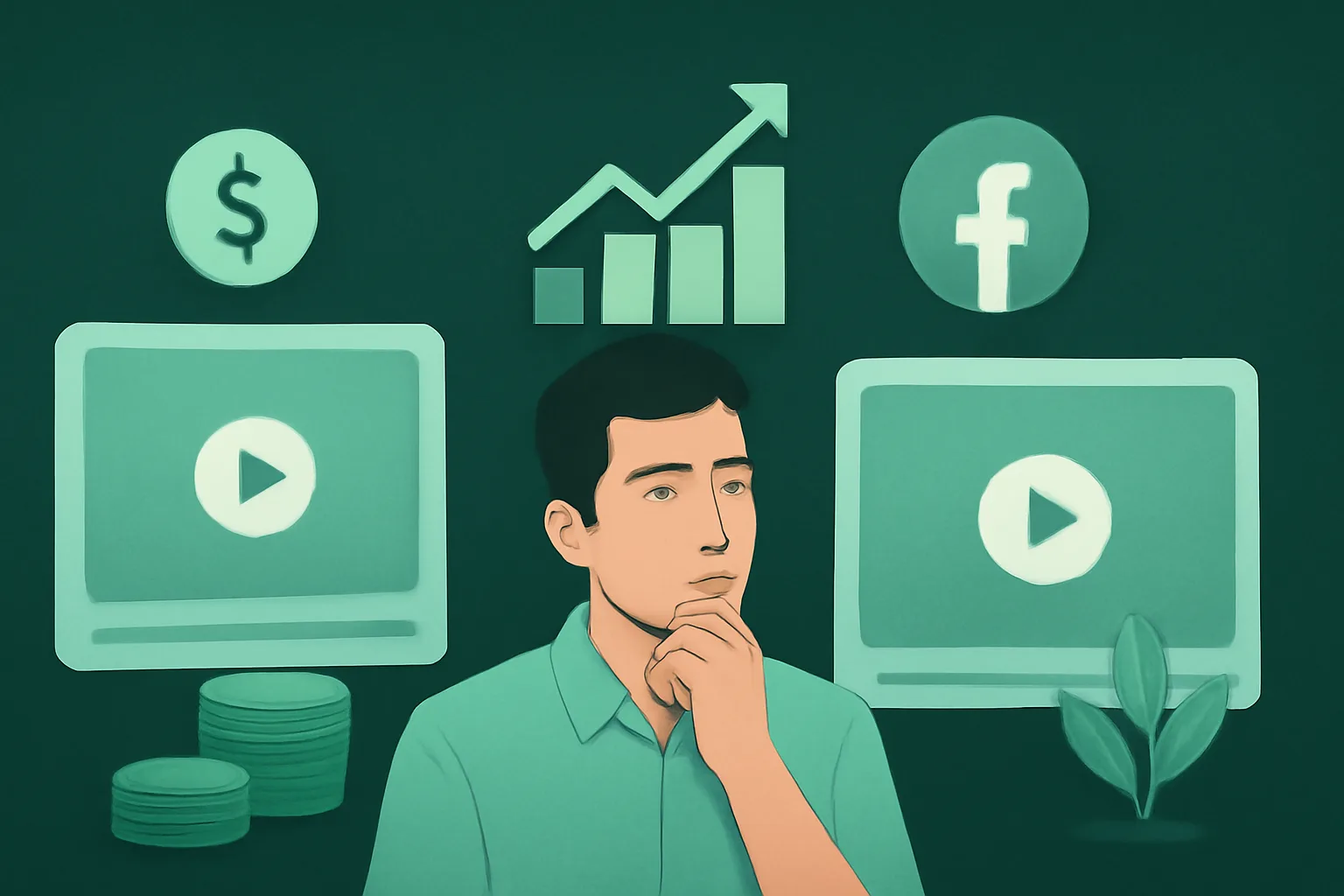 เปรียบเทียบต้นทุนและผลลัพธ์: เพิ่มวิว Facebook ด้วยบริการ vs. Organic
