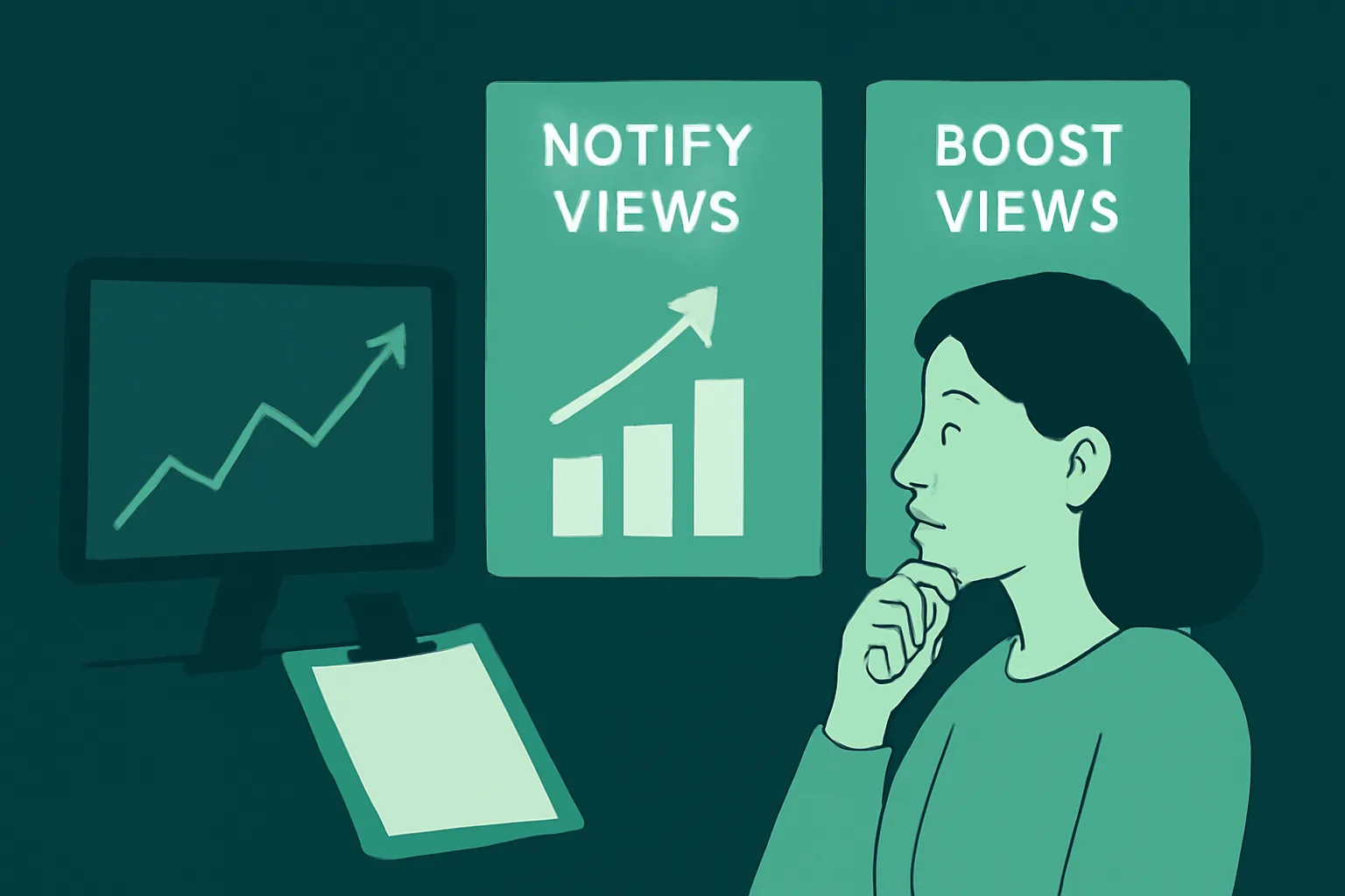 วัดผลยอดวิว TikTok: Notify Views vs Boost Views แบบไหนแม่นยำสำหรับร้านค้า?