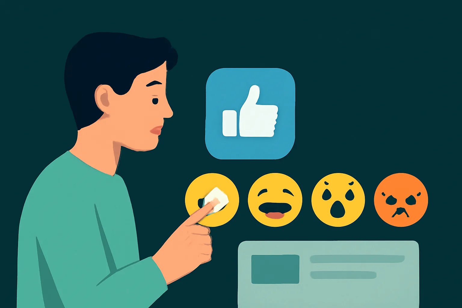 วิธี ปั้ ม ไล ค์ Facebook ง่ายๆ: เลือก Emoji สื่ออารมณ์ลูกค้าให้ตรงใจ