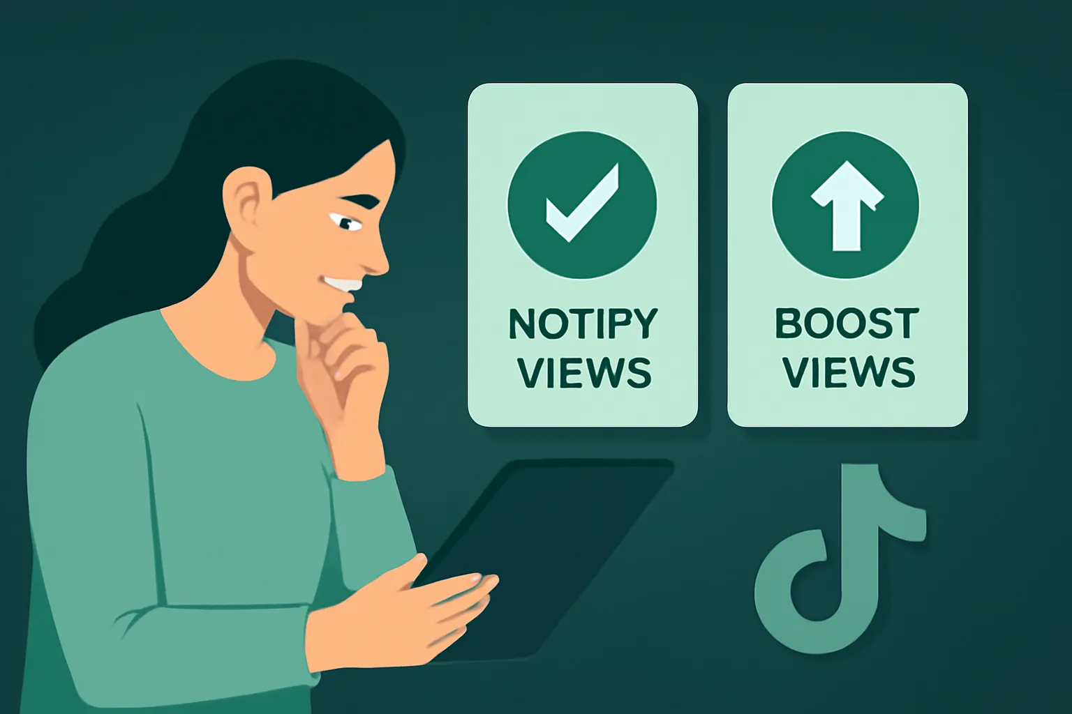 TikTok: Notify Views vs Boost Views ตัวเลือกไหนเพิ่มยอดวิวคุ้มค่าสำหรับร้านค้า?