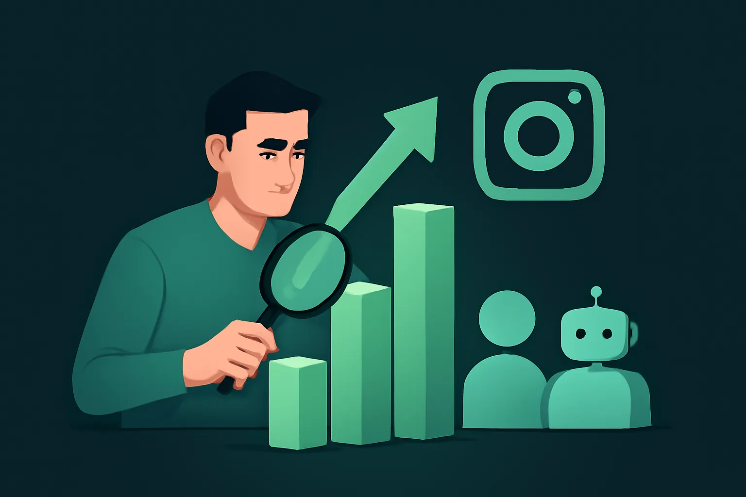 Instagram: วัดผล ROI ผู้ติดตามจริง vs. บอท - เลือกแบบไหนให้ธุรกิจโต