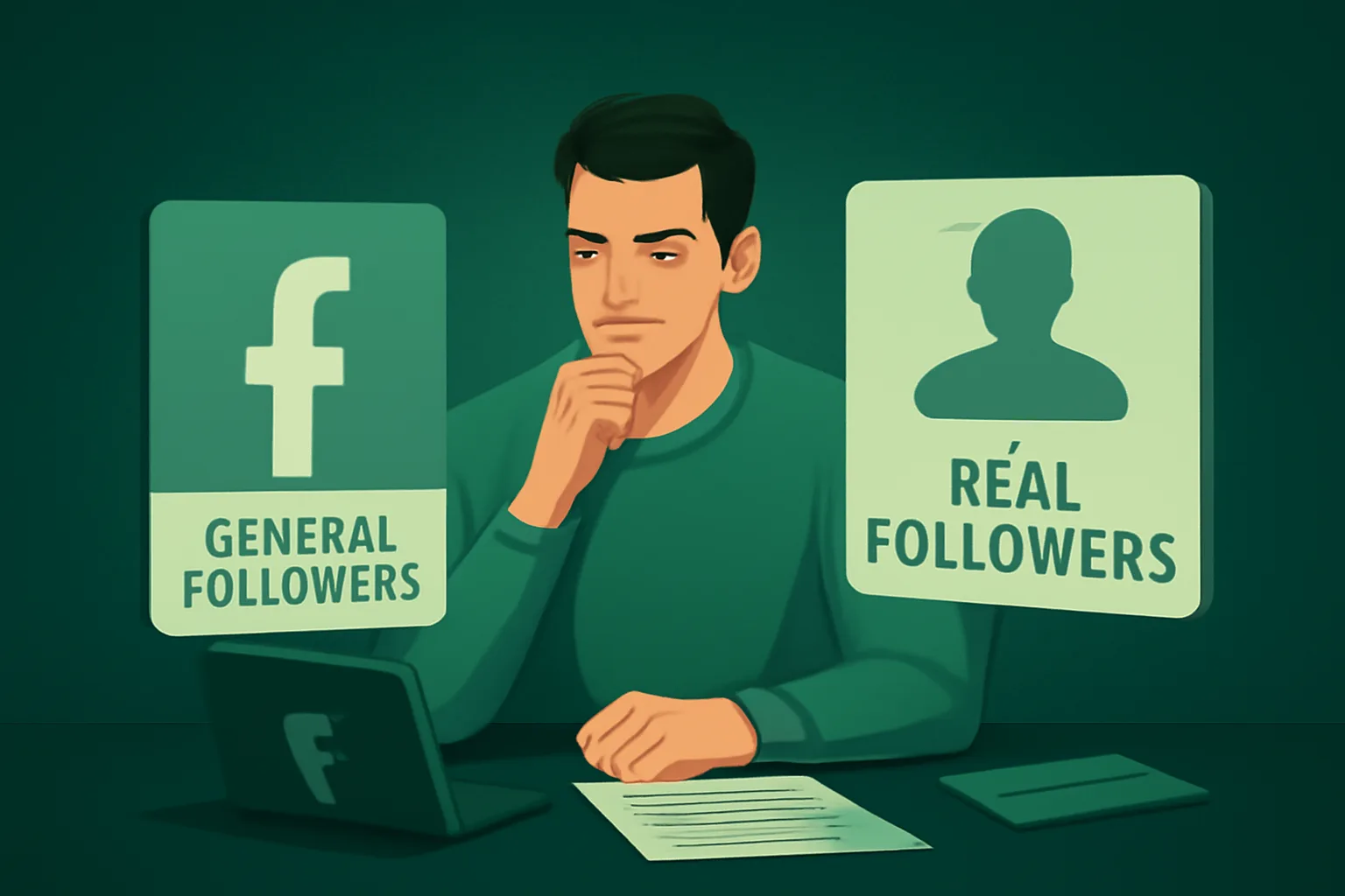 วิธีเลือกบริการเพิ่มผู้ติดตาม Facebook (Thai): General Followers vs. Real Followers แบบไหนเหมาะกับร้านค้าออนไลน์ของคุณ?