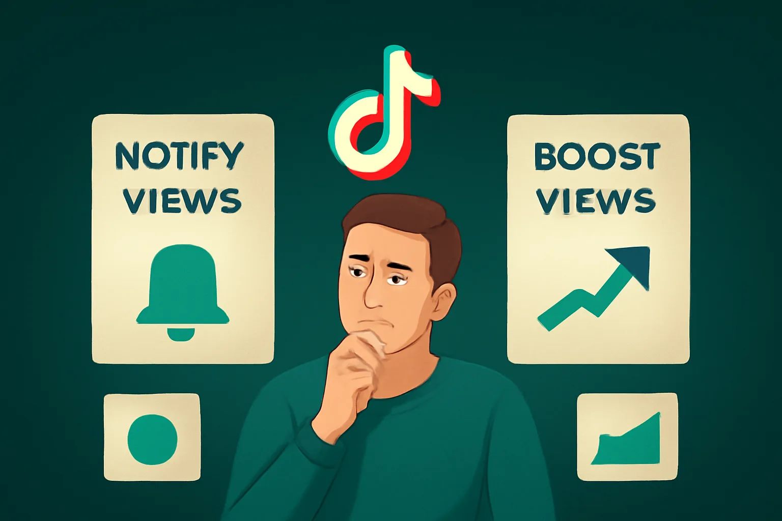 วิธีเลือกบริการเพิ่มยอดวิว TikTok: Notify Views vs Boost Views แบบไหนปัง?