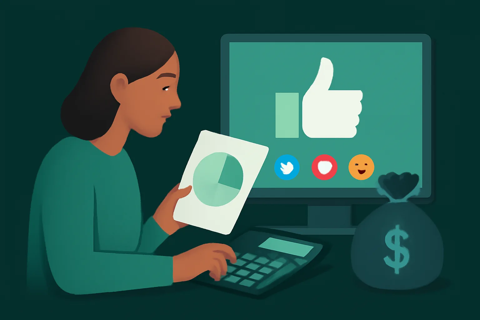 วิธีคำนวณต้นทุนต่อการมีส่วนร่วม (CPE) จากบริการเพิ่มยอดไลค์ Facebook Emoji