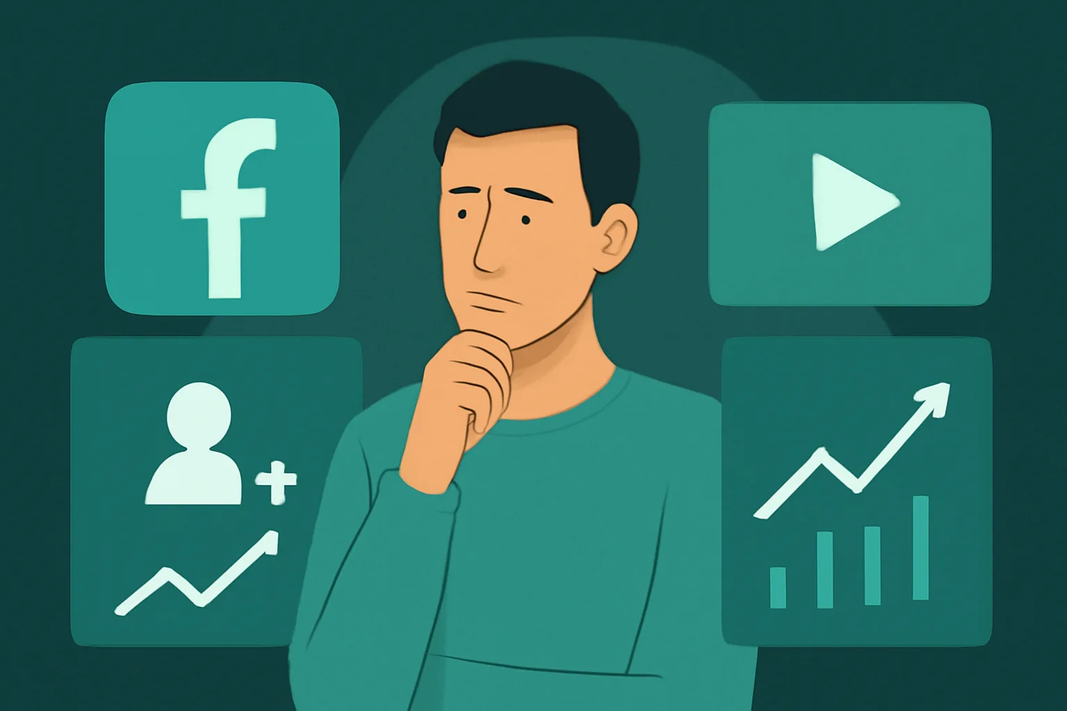 Facebook: เพิ่มผู้ติดตาม (Thai) vs. เพิ่มยอดวิววิดีโอ สังเคราะห์กลยุทธ์ร้านค้าออนไลน์