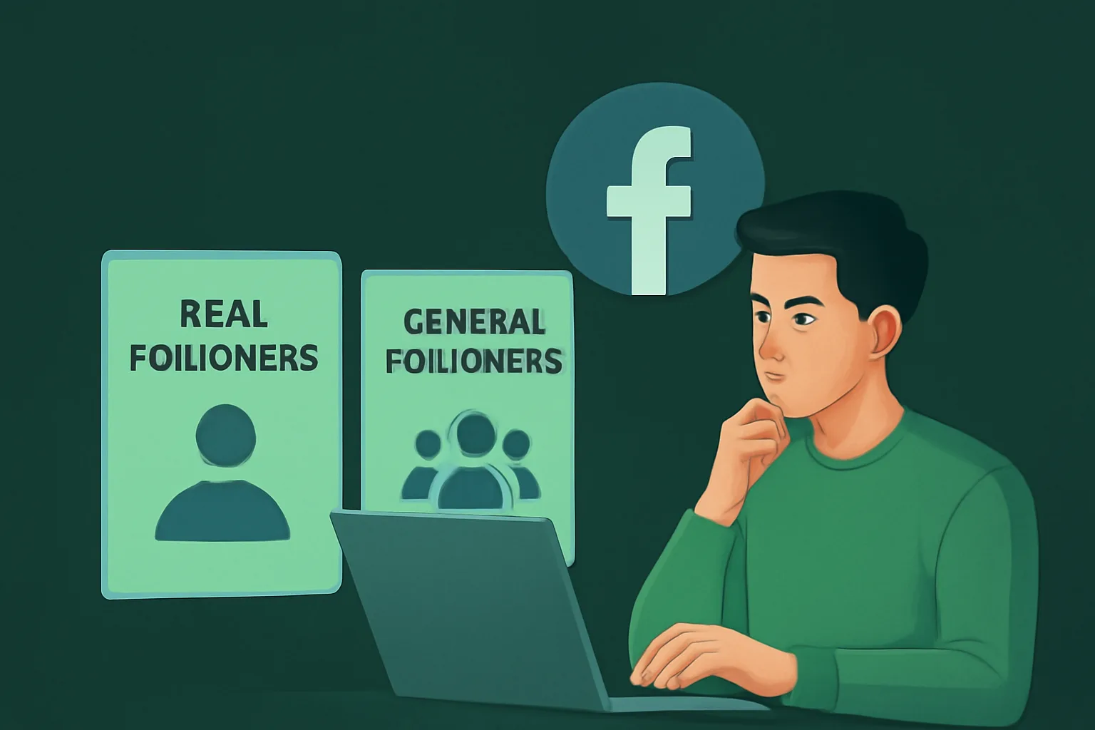 วิธีเพิ่มผู้ติดตาม Facebook (Thai) คุณภาพ: Real Followers vs. General Followers