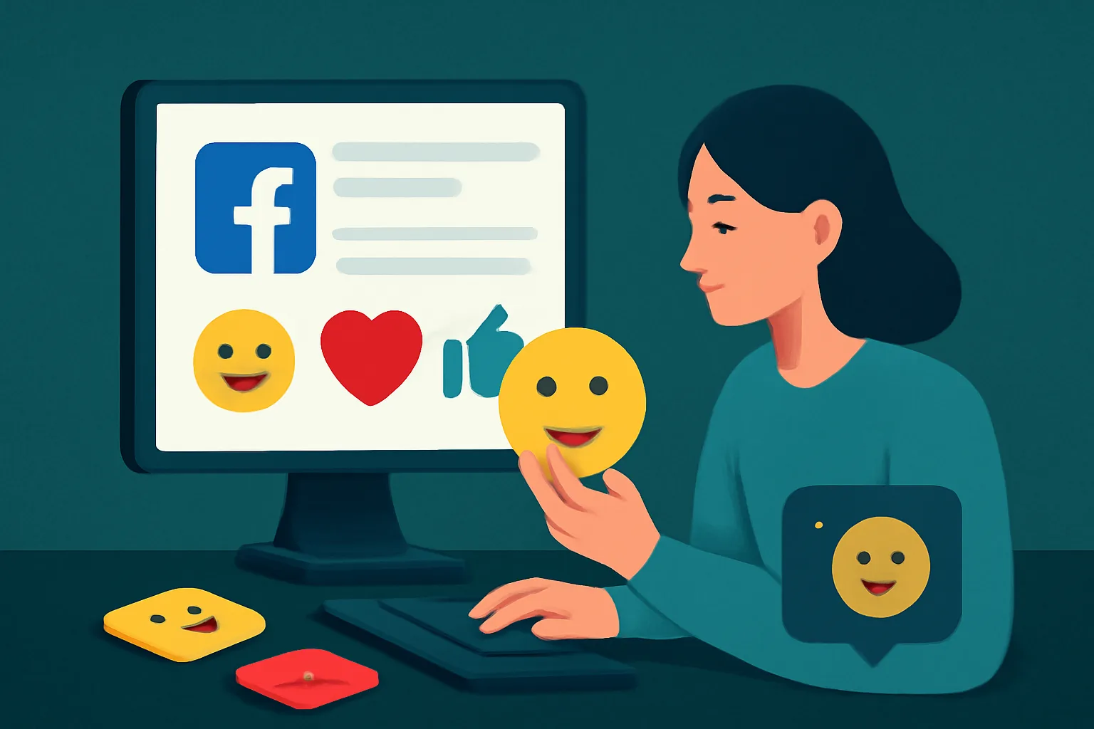 เลือก Emoji เพิ่มไลค์โพสต์ Facebook ให้ตรงกับ "โทน" แบรนด์ร้านค้าออนไลน์