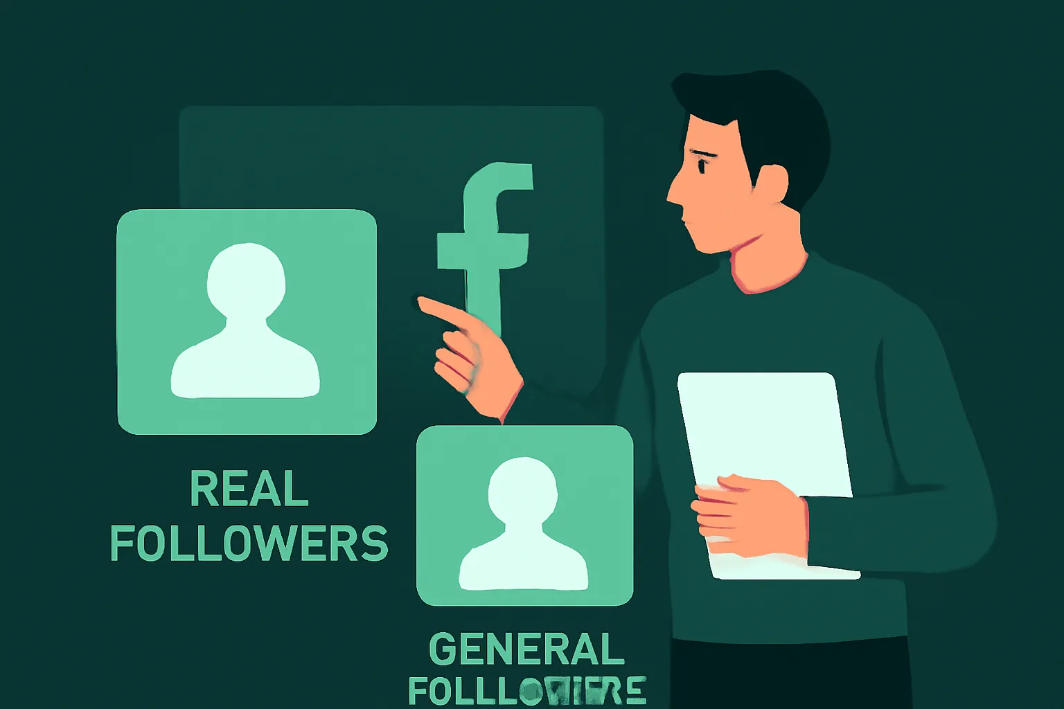 วิธีเลือกบริการเพิ่มผู้ติดตาม Facebook: Real Followers vs General Followers แบบไหนเหมาะกับธุรกิจคุณ