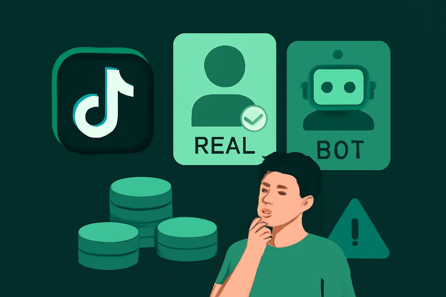 ซื้อผู้ติดตาม TikTok: Real หรือ Bot แบบไหนเหมาะกับร้านค้าออนไลน์?