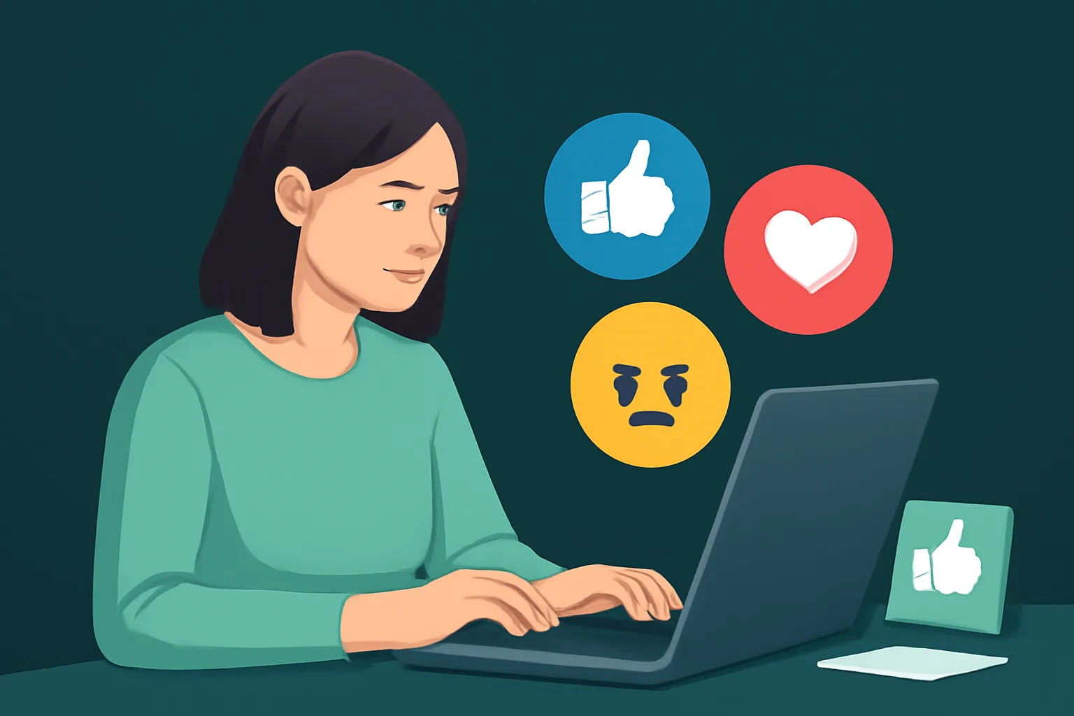 วิธีเลือกไลค์ Emoji บน Facebook ให้โพสต์ร้านค้าออนไลน์ "ปัง"