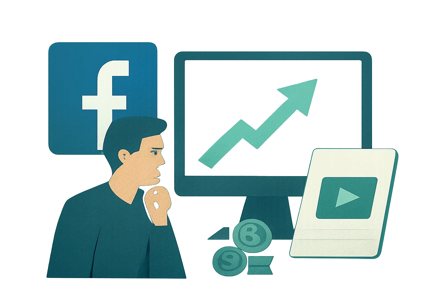 Facebook: เปรียบเทียบต้นทุน 'เพิ่มยอดวิววิดีโอ' ระหว่างบริการเสริมกับคอนเทนต์ Organic