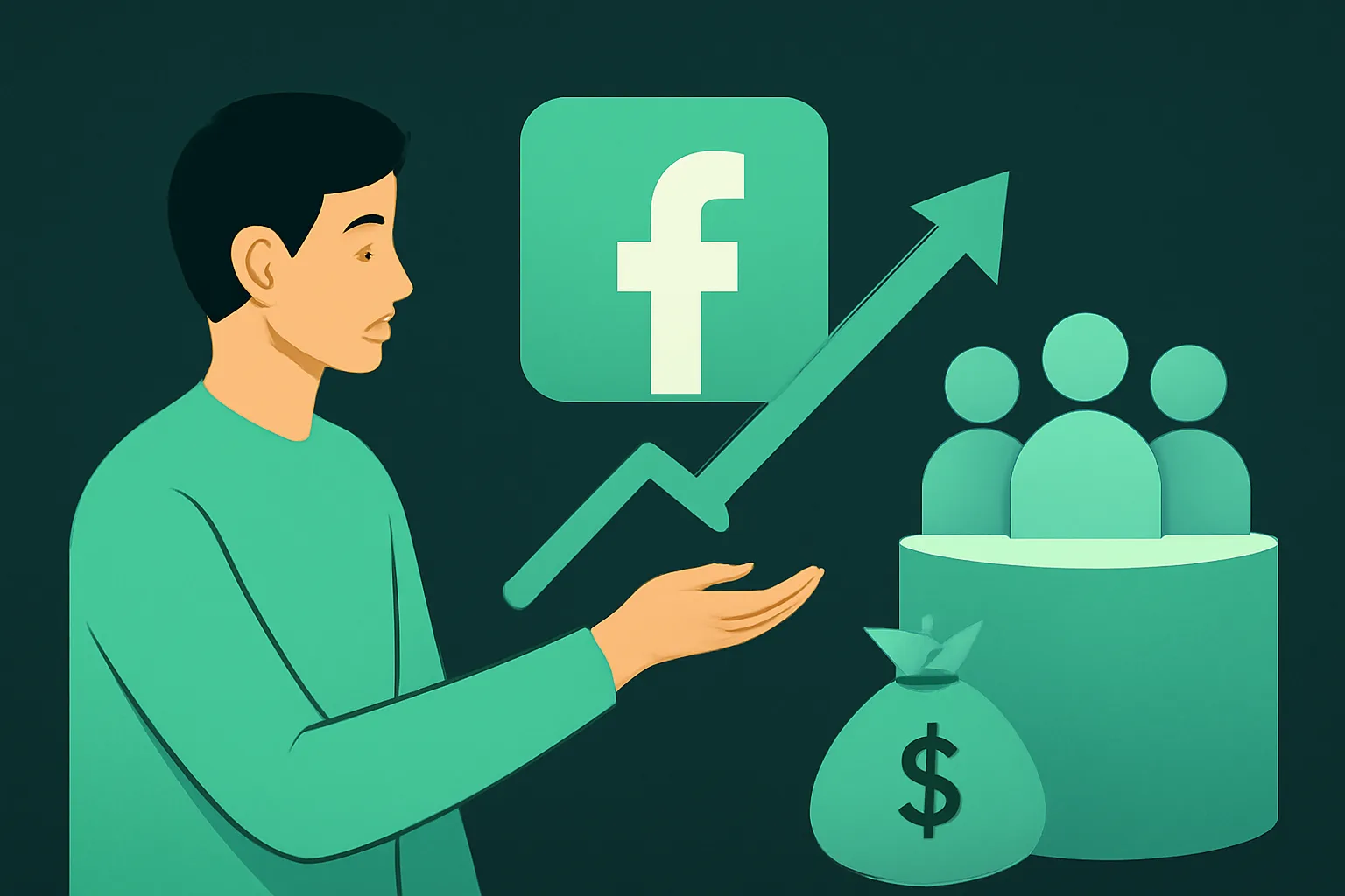 Facebook: เปรียบเทียบการเพิ่มผู้ติดตาม (Thai) แบบ Organic vs. ใช้บริการเสริม