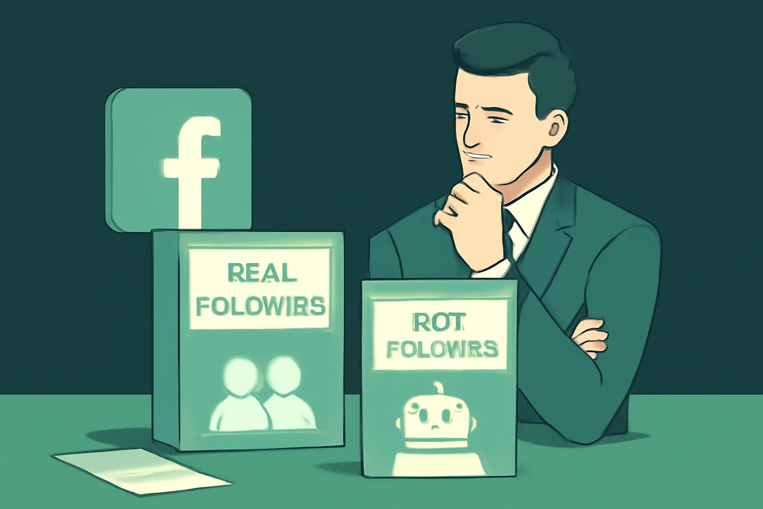 การเลือกแพ็กเกจเพิ่มผู้ติดตาม Facebook (Thai) ให้เหมาะกับธุรกิจ SME: Real Followers vs. Bot Followers