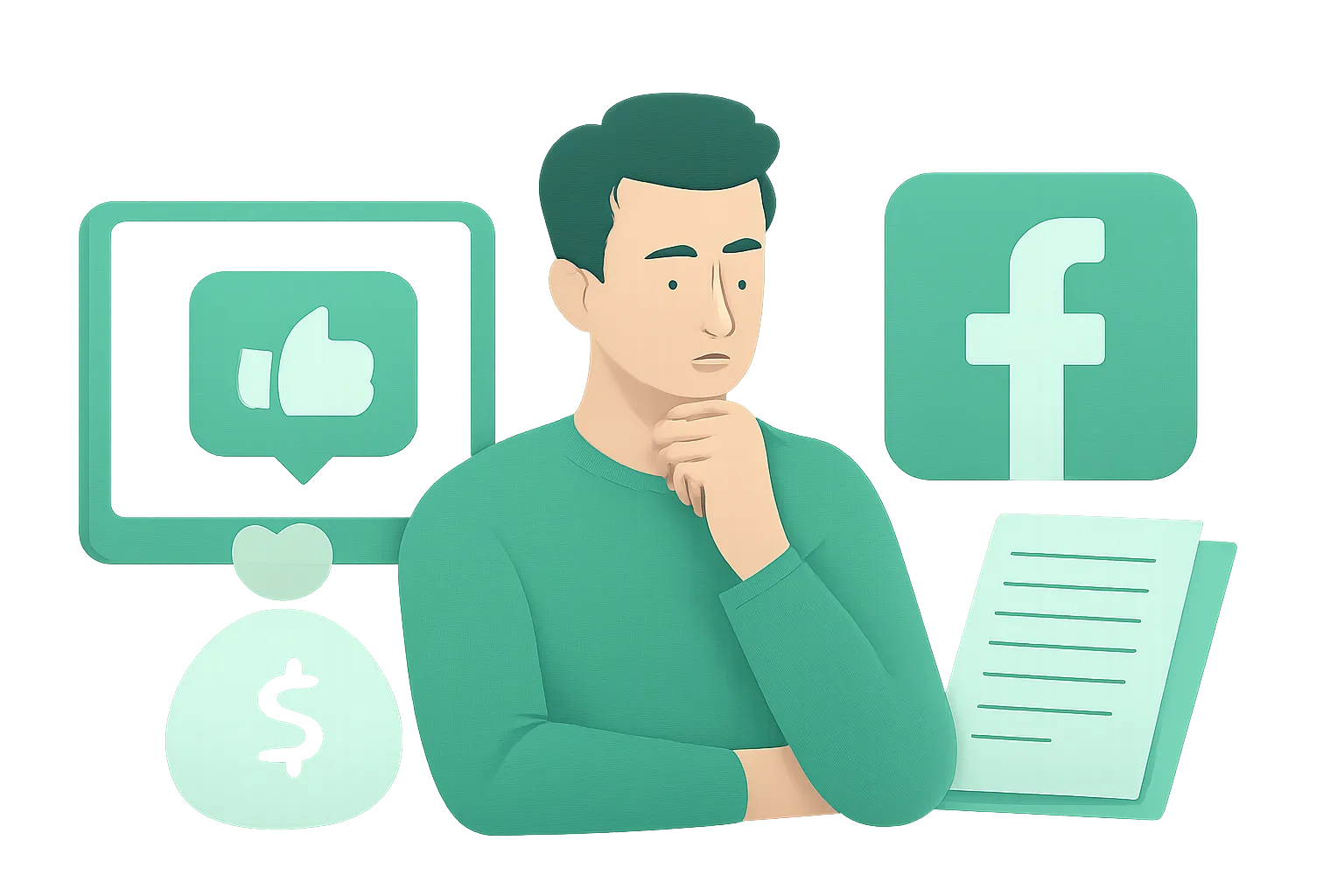 Facebook: เปรียบเทียบต้นทุน "เพิ่มผู้ติดตาม" บริการเสริม vs. คอนเทนต์ Organic สำหรับร้านค้า