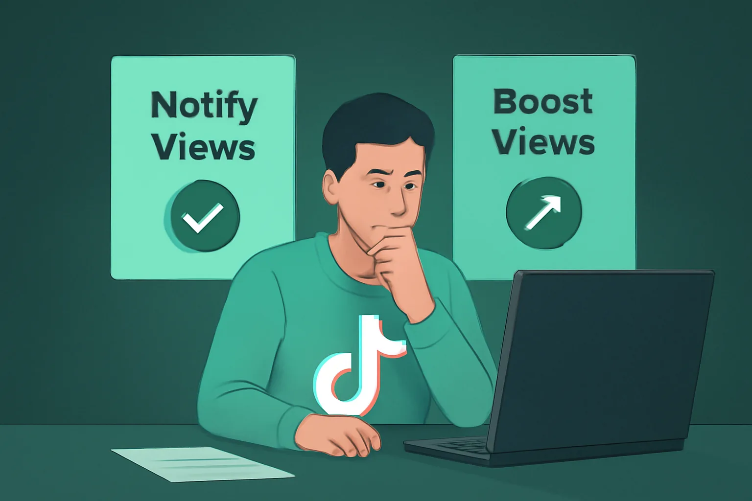 เว็บปั๊มยอดวิว TikTok ฟรี: Notify Views vs Boost Views เลือกแบบไหนคุ้มค่า?