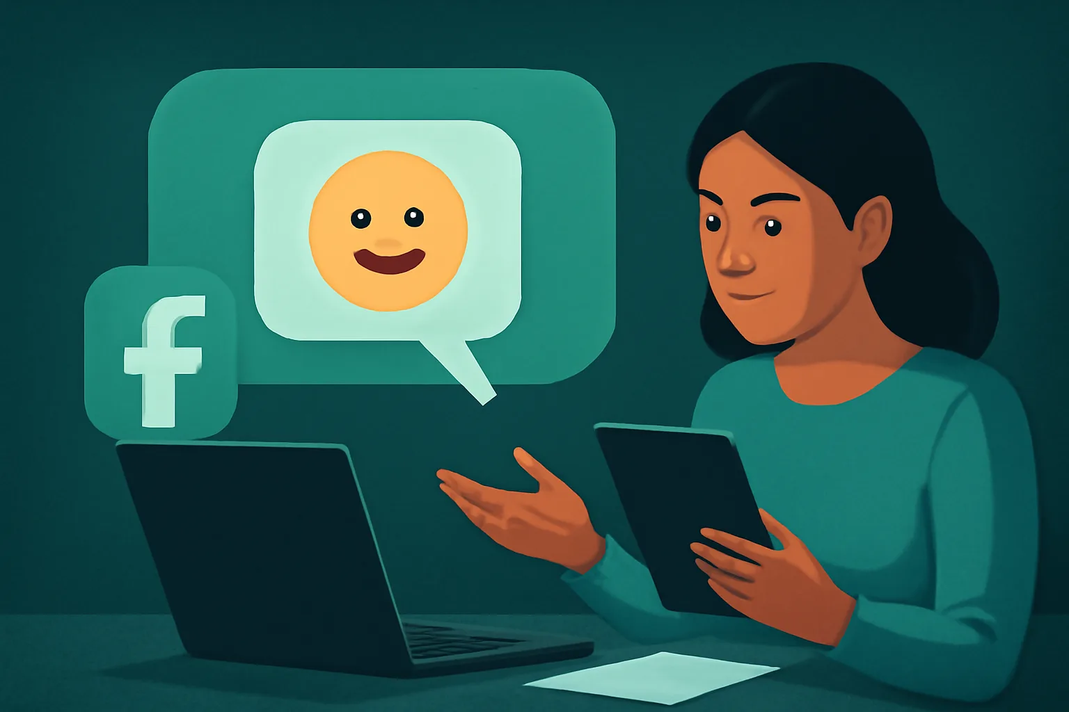 Facebook: เปลี่ยน "ยอดไลค์ Emoji" เป็น "บทสนทนา" กับลูกค้าจริง