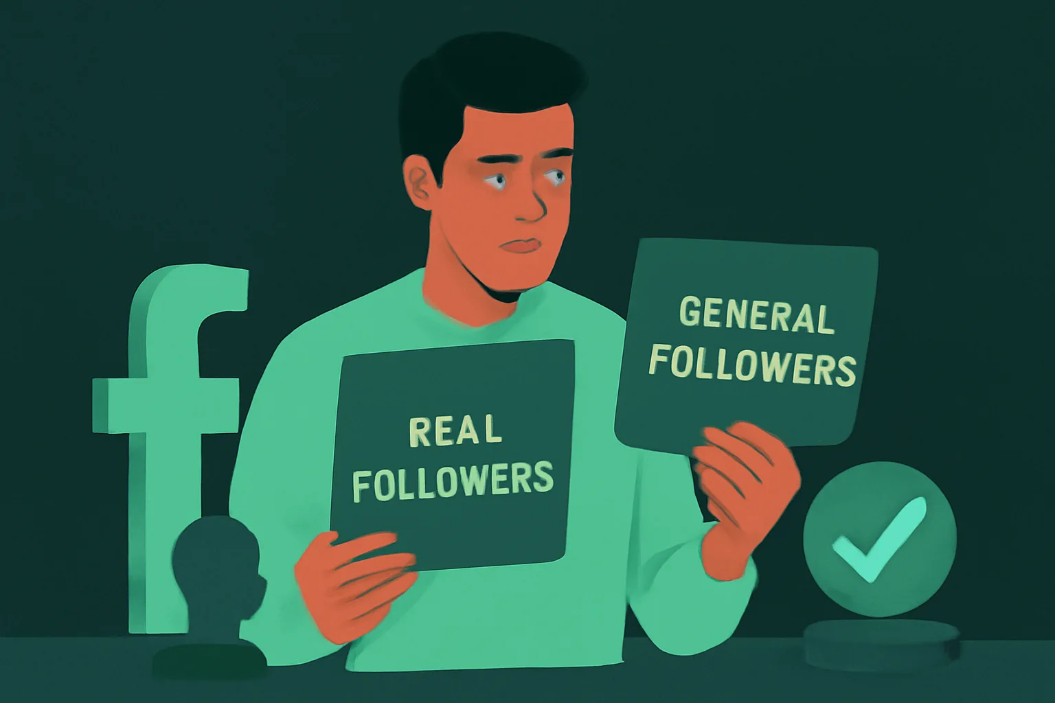 เลือกผู้ติดตาม Facebook: Real Followers vs. General Followers สำหรับร้านค้าออนไลน์