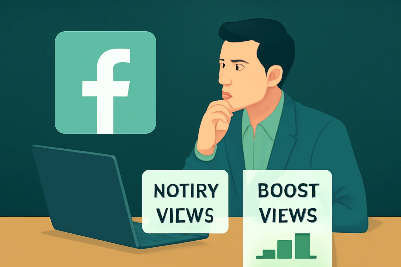 เลือกใช้บริการเพิ่มยอดวิว Facebook: Notify Views vs Boost Views