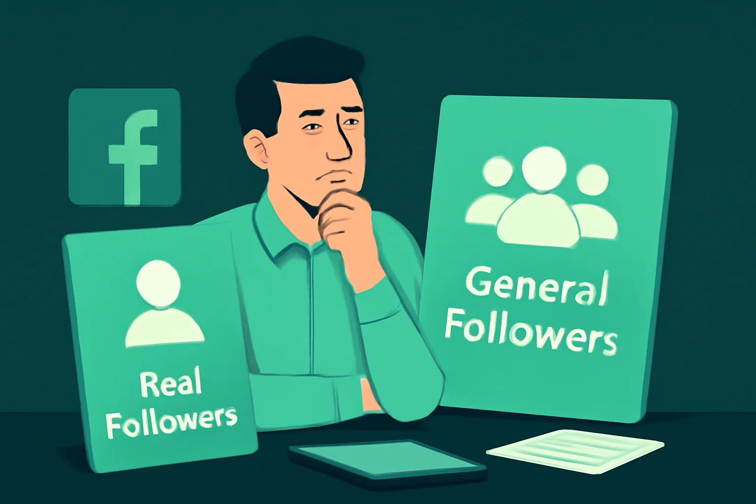 วิธีเลือกบริการเพิ่มผู้ติดตาม Facebook: Real Followers vs. General Followers แบบไหนเหมาะกับธุรกิจออนไลน์?