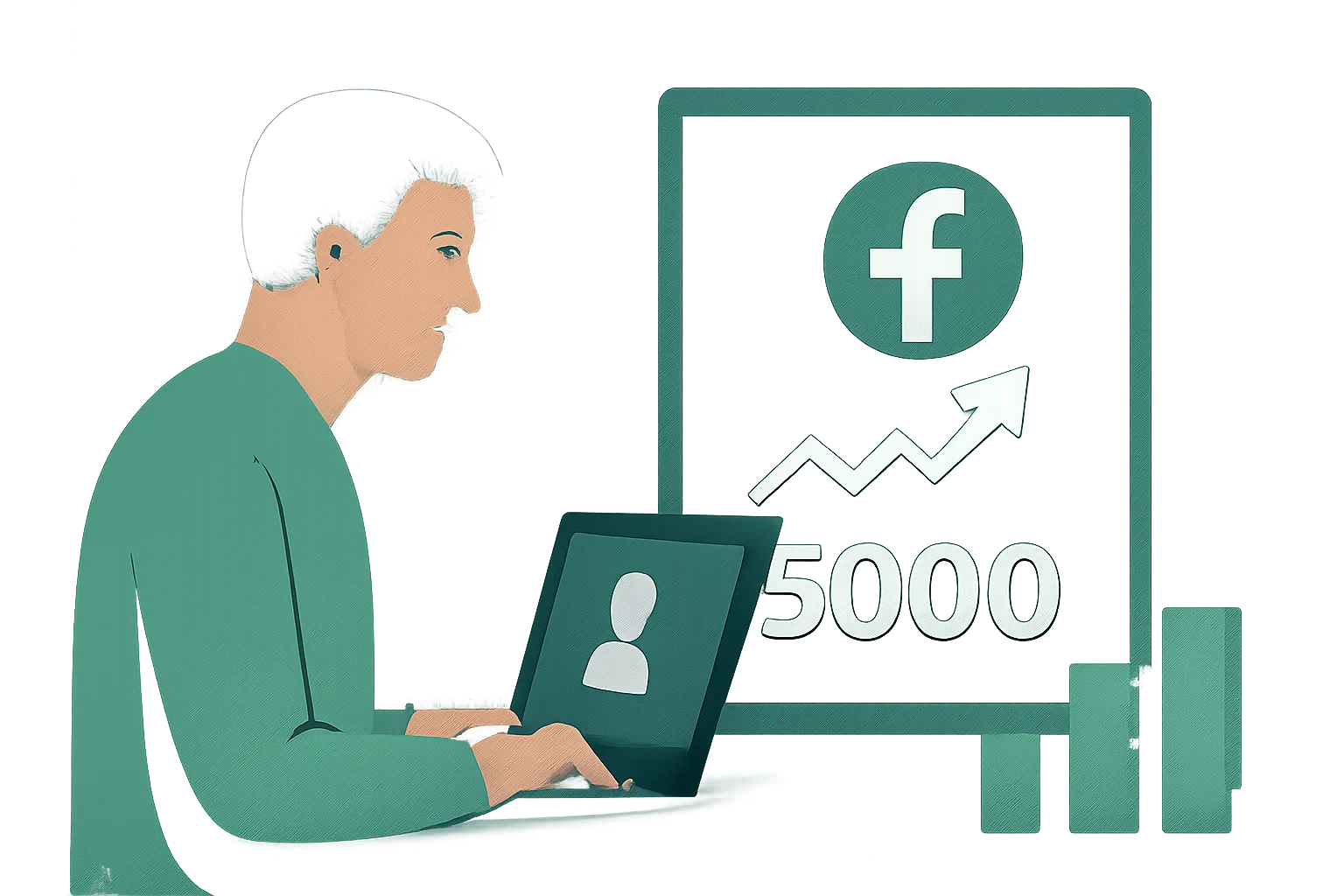 ปั๊มผู้ติดตาม Facebook 5000 ฟรี: Organic vs. บริการ MetaSocial24Hr