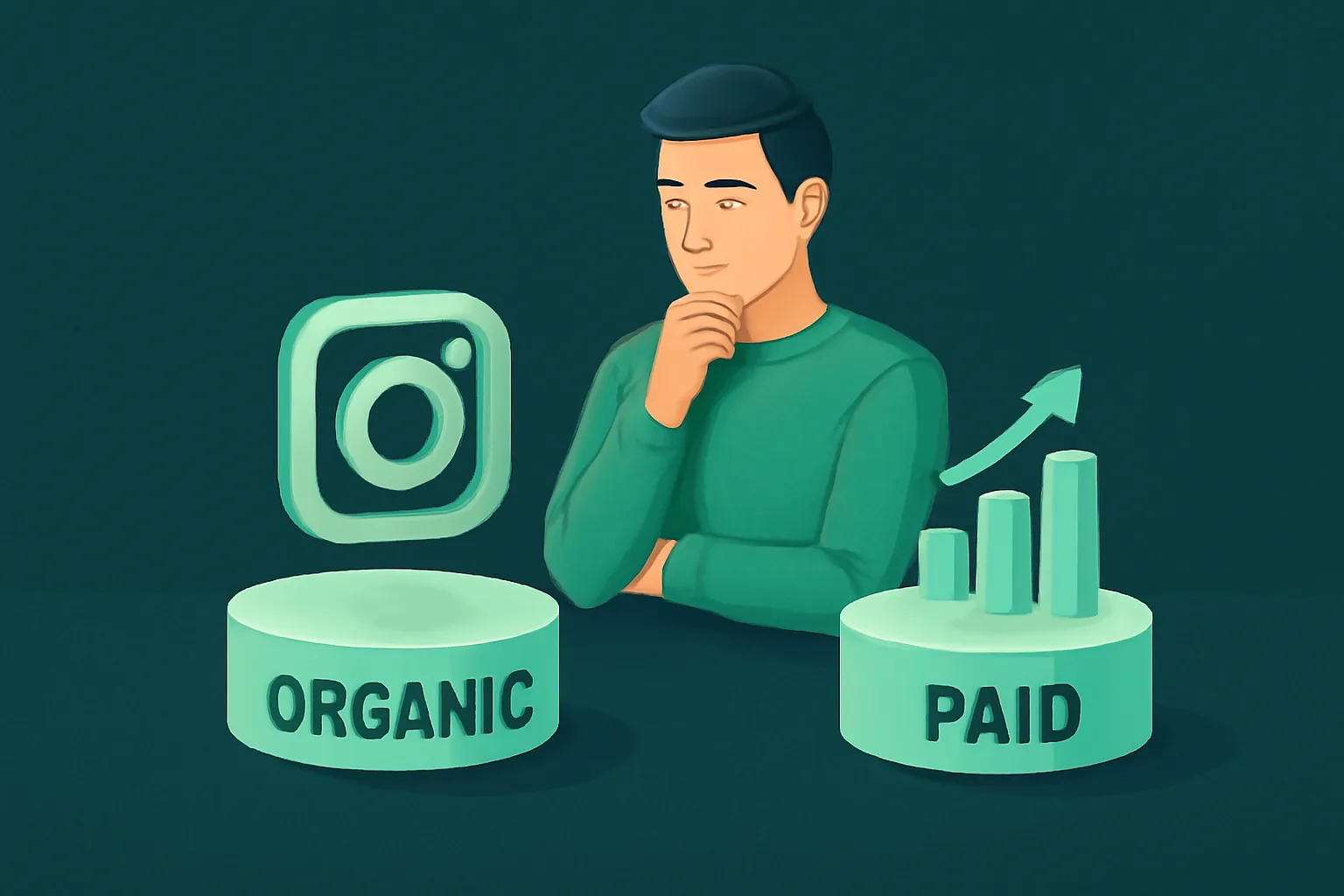 MetaSocial24Hr: เปรียบเทียบผู้ติดตาม Instagram แบบ Organic กับบริการเสริม