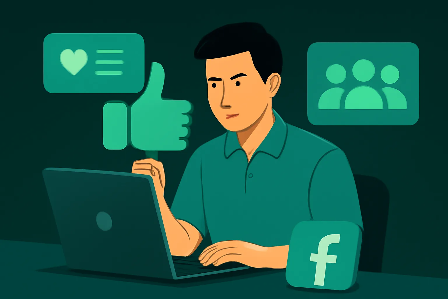 MetaSocial24Hr: ปั๊มไลค์ Facebook (Emoji) vs. เพิ่มคนเข้ากลุ่ม Facebook