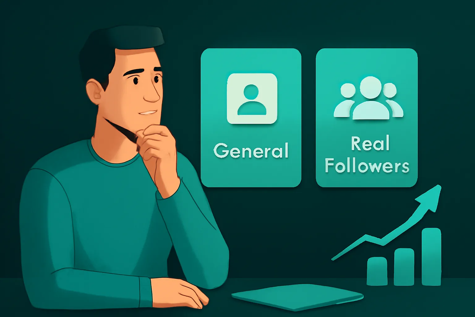 วิธีเลือกบริการเพิ่มผู้ติดตาม TikTok คนไทย: General vs Real Followers