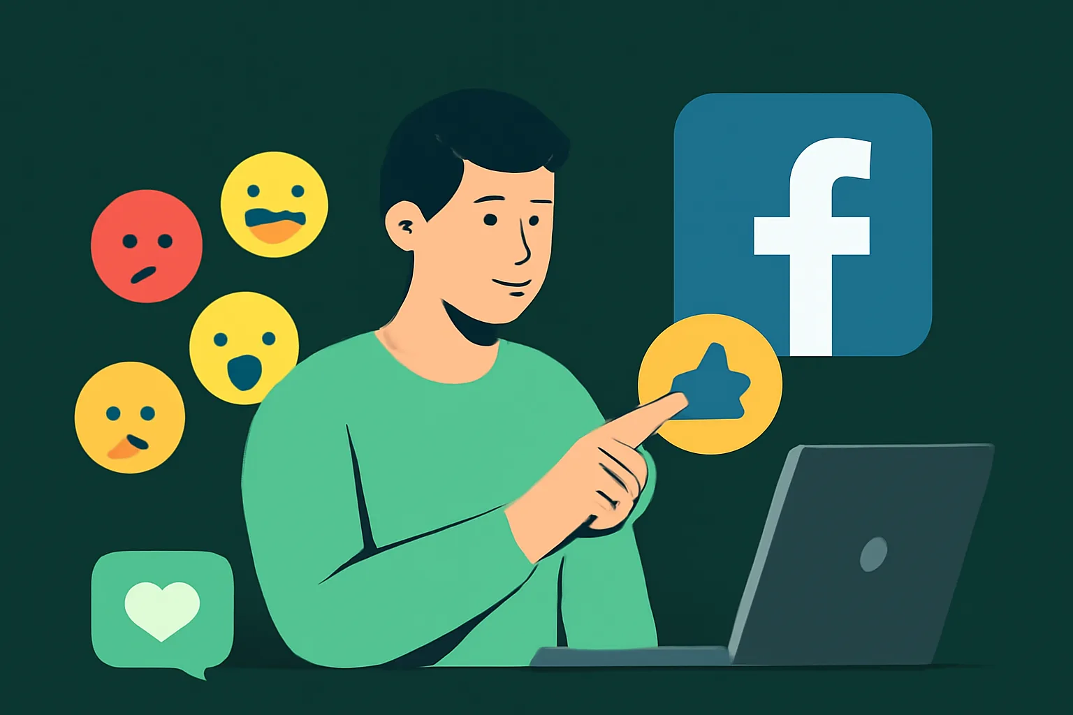 วิธีเลือก Emoji Likes บน Facebook ให้โพสต์ร้านค้า 'ปัง' และเพิ่มการมีส่วนร่วม