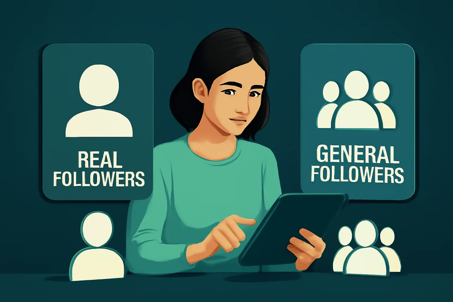 ซื้อผู้ติดตาม TikTok: Real Followers vs. General Followers ตัวเลือกสำหรับร้านค้าออนไลน์