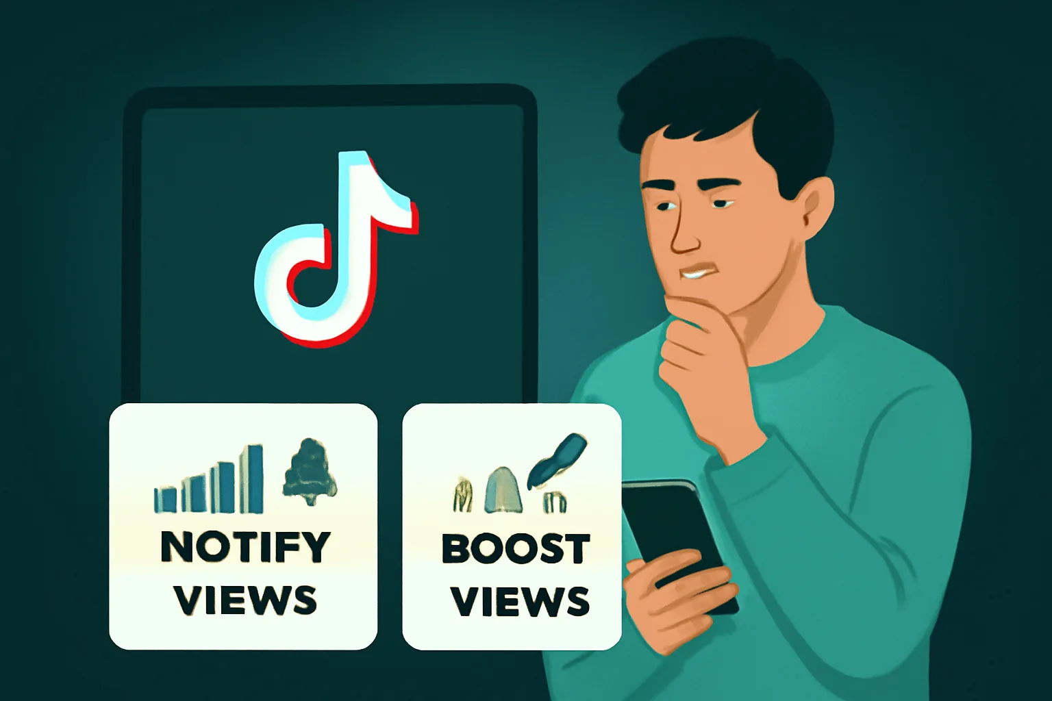 เปรียบเทียบบริการเพิ่มยอดวิว TikTok: Notify Views vs Boost Views ตัวเลือกคุ้มค่า