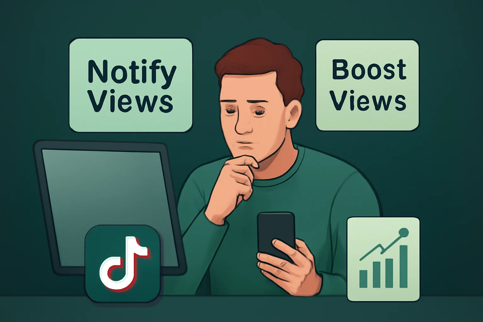 ซื้อผู้ติดตาม TikTok: Notify Views vs Boost Views ตัวเลือกคุ้มค่าสำหรับร้านค้า